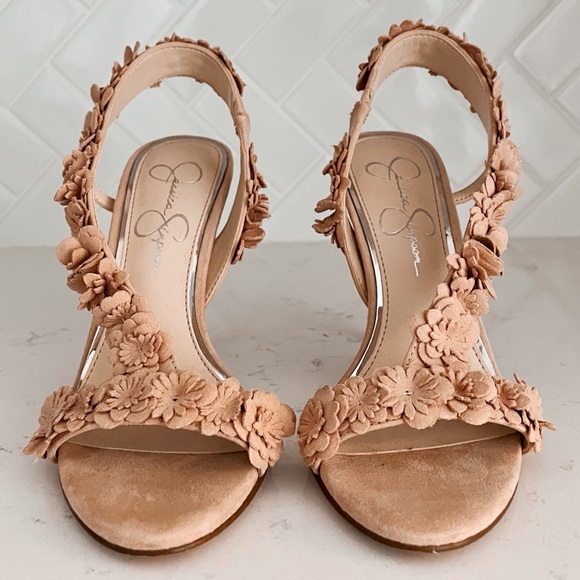 Jessica Simpson Jessin Floral Dress Sandals | Size 6.5 - Picture 4 of 6